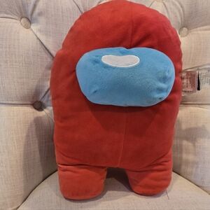 Among Us Crewmate Red Decorative Pillow